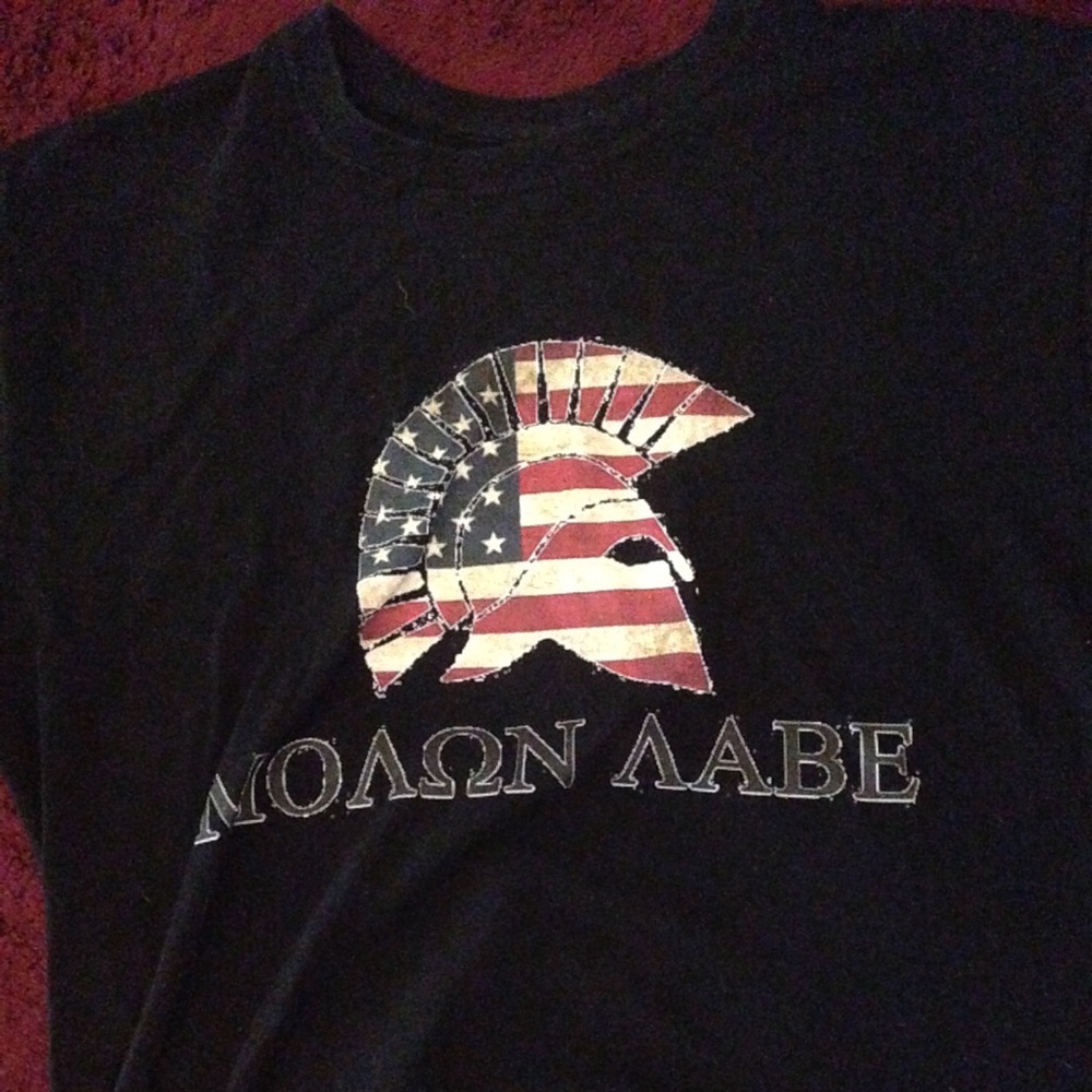 Custom Molon Labe Shirt